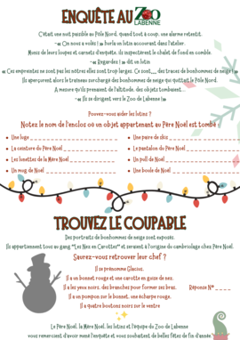 Vacances de Noël 